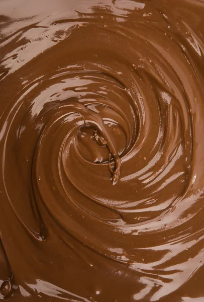 分離されたチョコレートの流れ — ストック写真