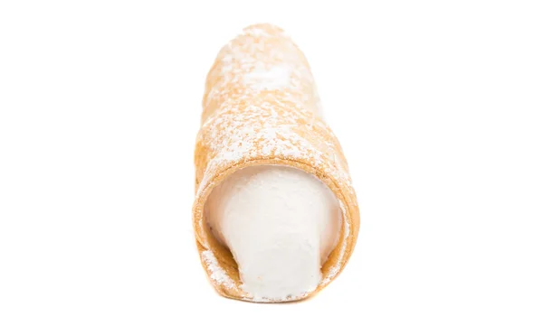 Puff rolls with cream — Stock Photo, Image