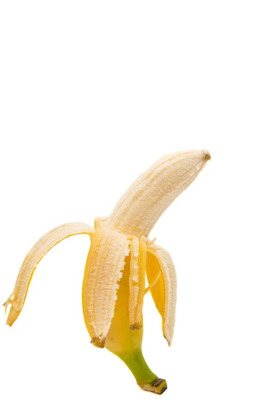 Gele bananen geïsoleerd — Stockfoto