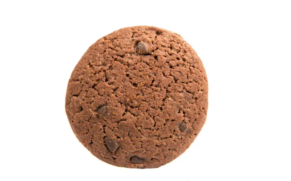 Biscoito de chocolate com gotas — Fotografia de Stock