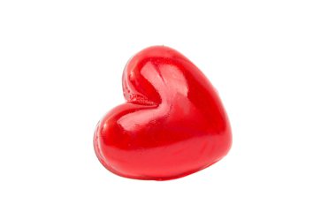 lolipop kalp üzerinde beyaz