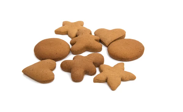 伝統的なジンジャーブレッドのクッキー — ストック写真
