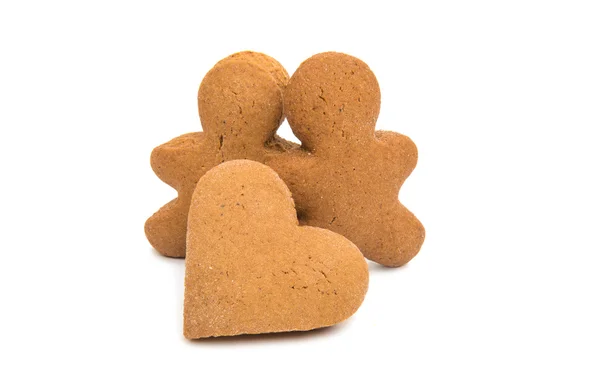Gingerbread koekjes gebakken — Stockfoto
