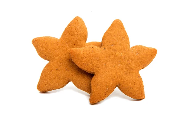Biscoitos de gengibre assados — Fotografia de Stock