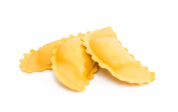 Ravioli pasta isolerade — Stockfoto