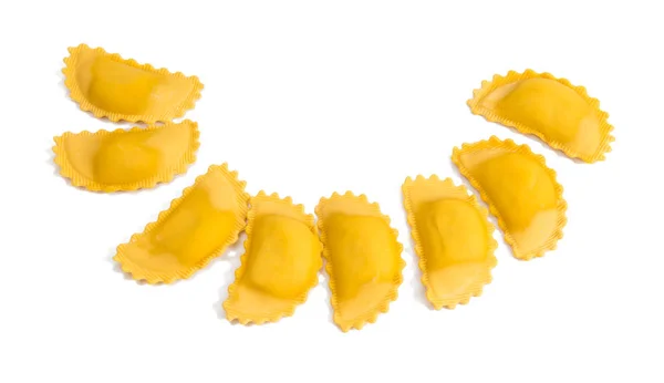 Ravioli pasta isolerade — Stockfoto