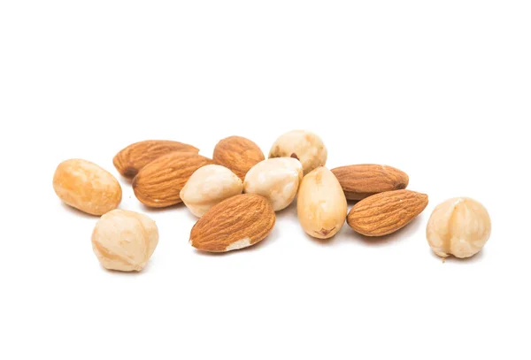 Brown nuts almonds — Stock Photo, Image