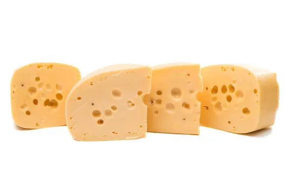 Een groot stuk kaas — Stockfoto