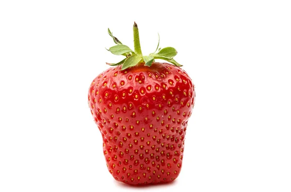 Rijpe aardbeien geïsoleerd — Stockfoto