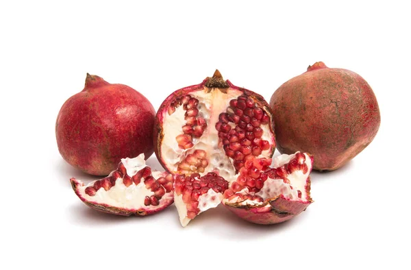 Pomegranate fruit isolated — Stock Photo, Image