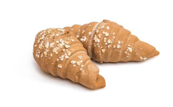 Rollen croissants bakkerij — Stockfoto