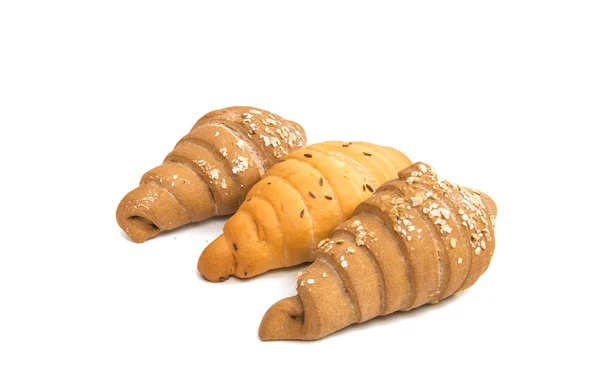 Panini croissant panetteria — Foto Stock