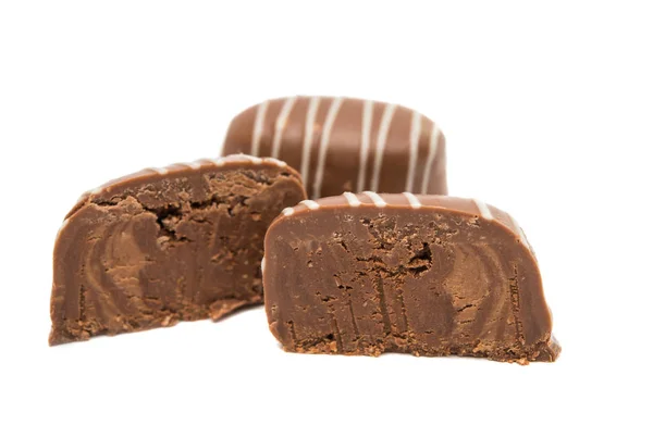 Postre de chocolates belgas — Foto de Stock