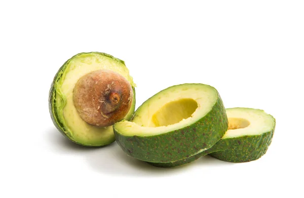 Tropische Avocado geïsoleerd — Stockfoto