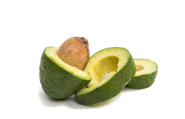 Tropische Avocado geïsoleerd — Stockfoto