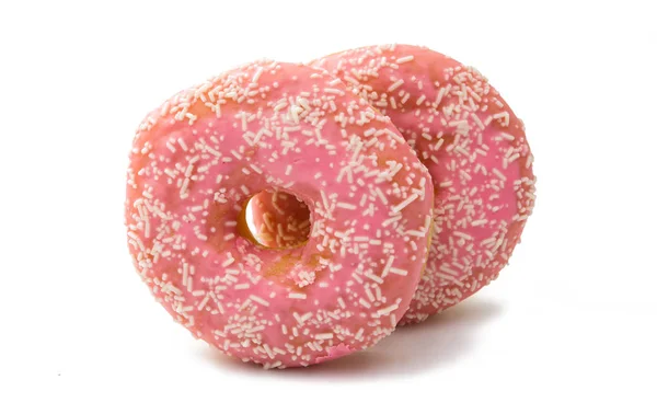 Rosa Donut-Glasur — Stockfoto