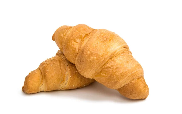 Brown large croissant — Stock Photo, Image