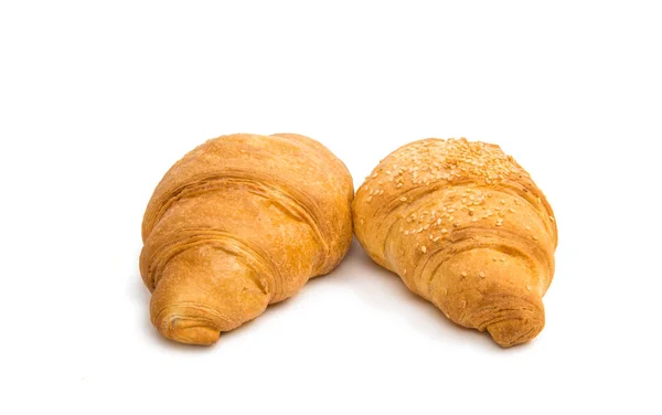 Brown large croissant — 스톡 사진