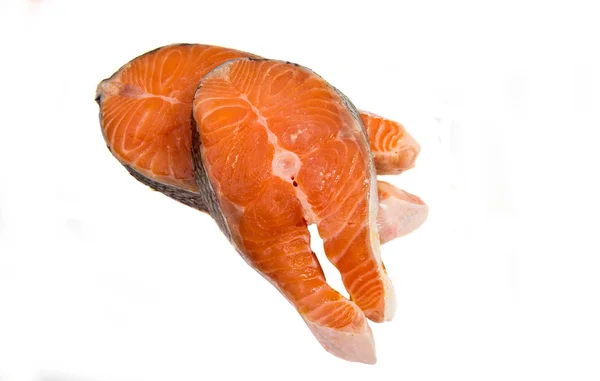 Czerwona ryba na białym tle — Zdjęcie stockowe