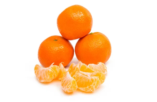 Mandarinkový potraviny izolovaná — Stock fotografie