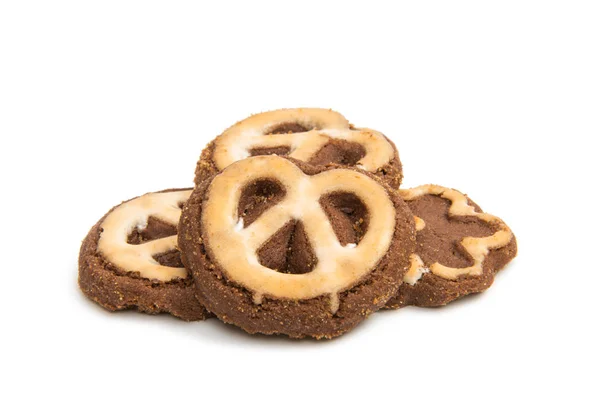 Dessert Cookies geïsoleerd — Stockfoto