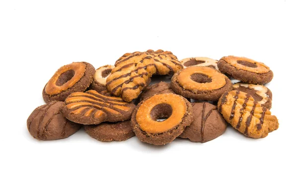 Sobremesa Cookies isolados — Fotografia de Stock