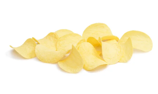 Aardappelchips geïsoleerd — Stockfoto