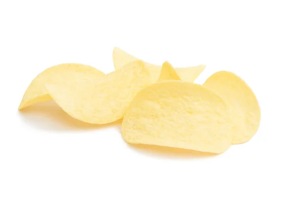 Aardappelchips geïsoleerd — Stockfoto