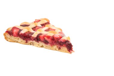 bir dilim meyve pasta 