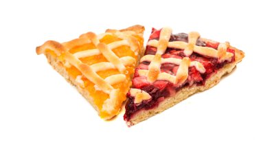 bir dilim meyve pasta 