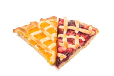 bir dilim meyve pasta 