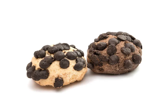 초콜릿 드랍 스와 쿠키 — 스톡 사진
