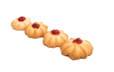 İzole kurabiye pasta 