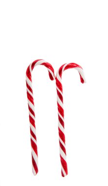 Kırmızı Noel candy izole 