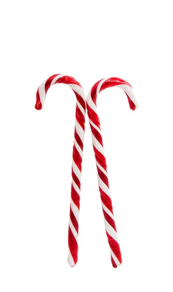 Caramelo rojo de Navidad puede aislado — Foto de Stock
