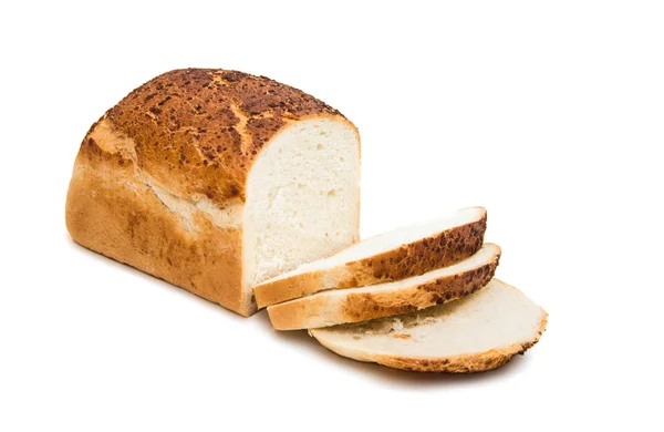 Pão branco artesanal italiano — Fotografia de Stock