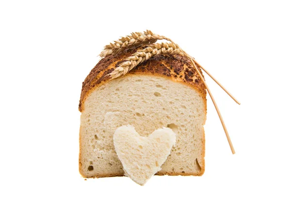 Pane bianco artigianale italiano — Foto Stock