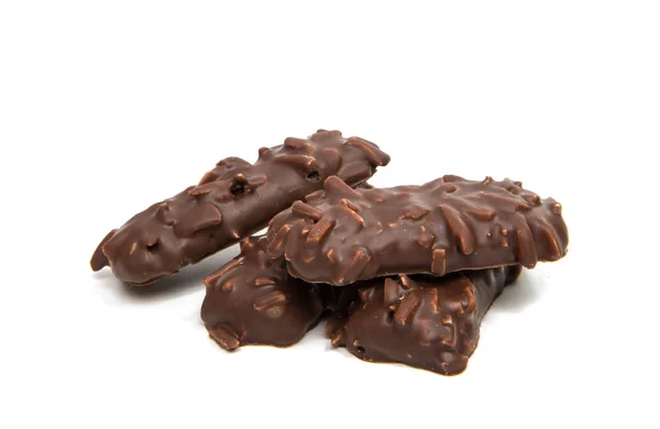 Tyska Pepparkakor Cookies med choklad glasyr — Stockfoto