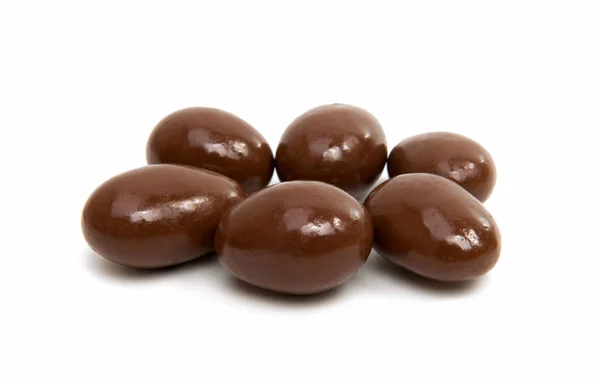 Almendras en glaseado de chocolate — Foto de Stock