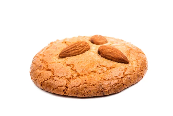 Миндальное печенье с орехами — стоковое фото