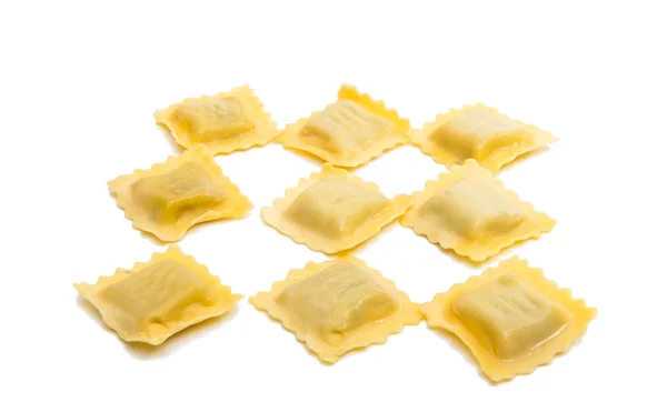 Ravioli italiani isolati — Foto Stock