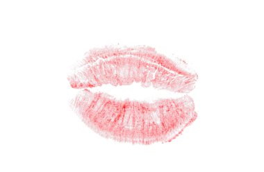 ruj işareti bulunan dudaklar 