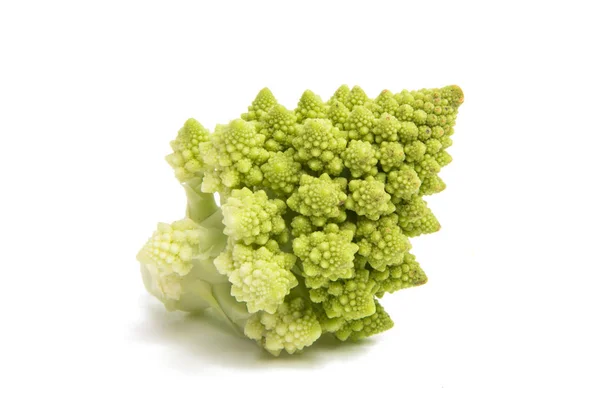 Romanesco Brokkoli káposzta elszigetelt — Stock Fotó