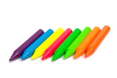 izole renkli kalemler 