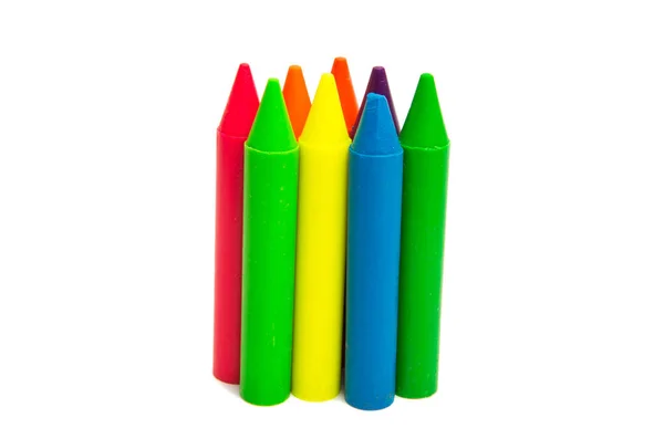 Crayons de couleur isolés — Photo