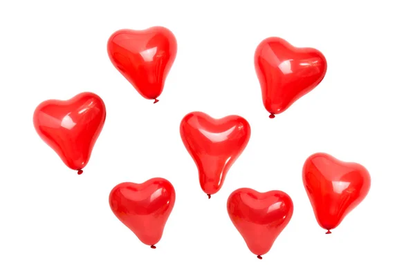 Μπαλόνια καρδιά που φέρουν — Φωτογραφία Αρχείου
