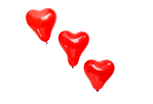 Balloons heart flying — Stock Photo, Image