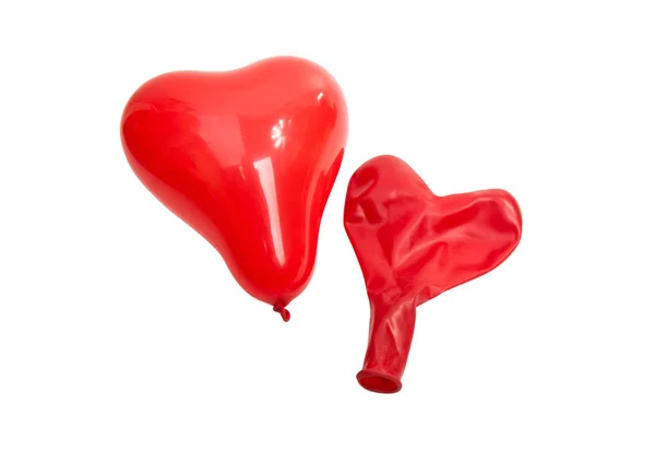 Balony Serce latanie — Zdjęcie stockowe