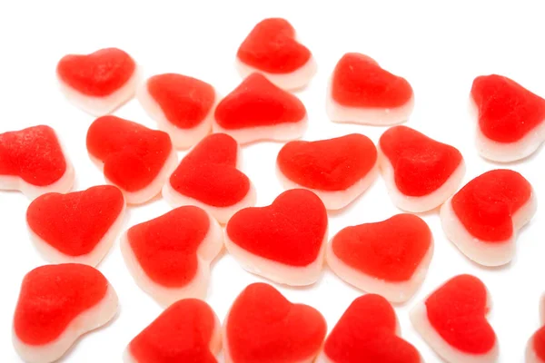 Candy jelly hearts Stock Image