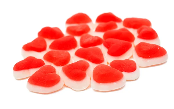 Candy jelly hearts Royalty Free Stock Images